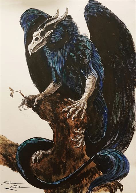 crow monster by SilanaVerley on DeviantArt