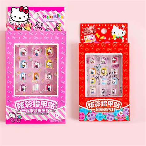 Hello Kitty Nail Stickers Mixed Art Sticker Children's Toys Nail ...