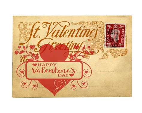 Valentine Postcard Vintage Free Stock Photo - Public Domain Pictures