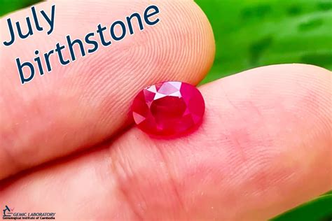 July birthstone - Ruby gemstone for july - New update 2024