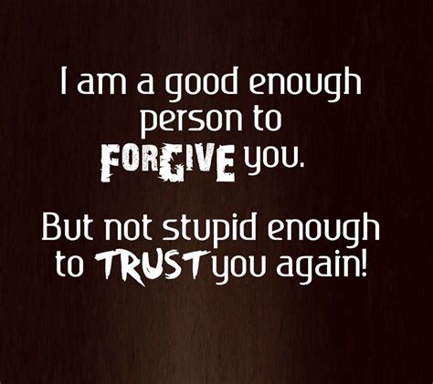 Quotes And Inspirational Wallpapers: Not stupid to trust again - Quotes Wallpaper