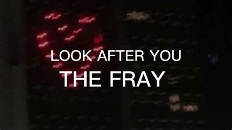 look after you [the fray] -- edit audio(44segundos) - YouTube