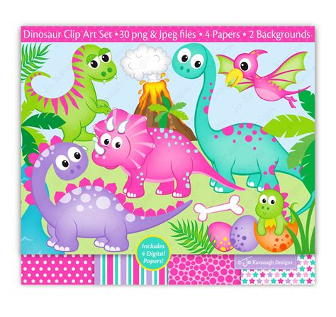 S6 Dinosaur digital stamps,Dinosaurs digital stamps,Dinosaur clipart,t-rex,pterodactyl ...