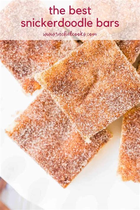 Easy Snickerdoodle Bars Recipe - Rachel Cooks®