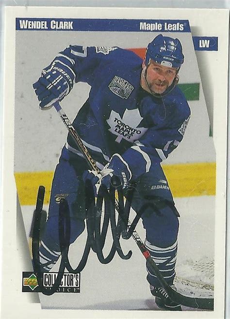 Cards From The Crease - A Hockey Card Blog: TTM Success! Wendel Clark