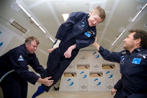 Flying Stephen Hawking in Zero-G