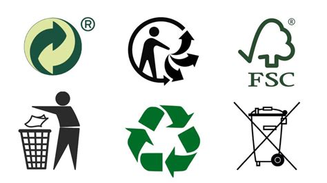 Ce que signifient les 13 logos de recyclage principaux - Packhelp