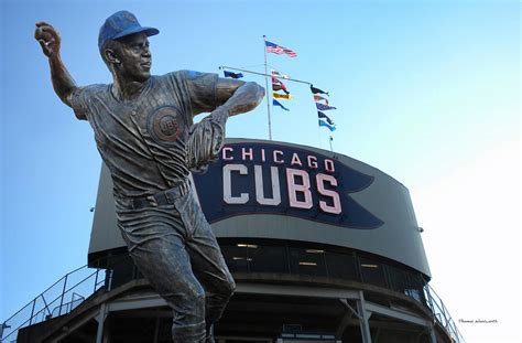 Ron Santo Chicago Cubs Statue Photograph by Thomas Woolworth - Pixels