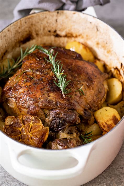 Slow roasted Greek lamb - Simply Delicious