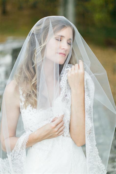 Chantilly Lace Veil Bridal Veil Wedding Veil Drop Veil - Etsy