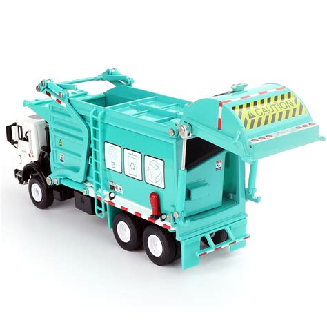 1/43 Scale Diecast Waste Management Garbage Truck Toys for Kids with ...