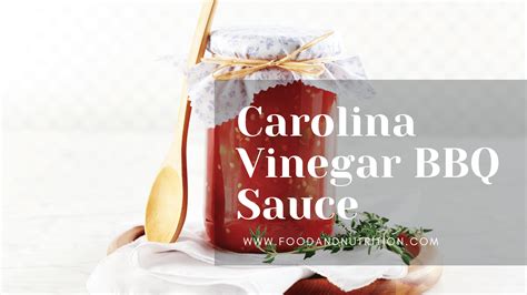 Unlocking the Tangy Flavors of Vinegar BBQ Sauce: A Southern Classic ...