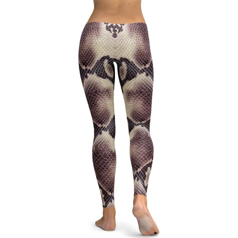 Anaconda Snake Skin Leggings