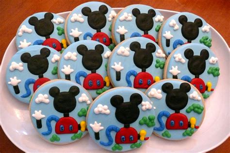 Mickey Mouse Clubhouse (Disney) decorated cookies to use as favors at a ...