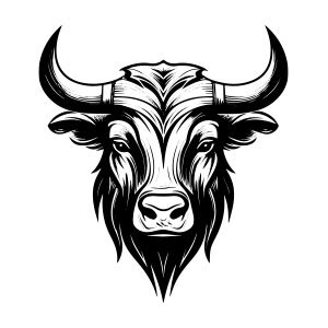 bull head logo vector format : Buy The Logo