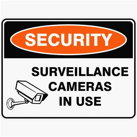 Surveillance Cameras In Use - Discount Safety Signs New Zealand