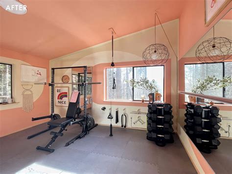 Gym Room At Home Ideas, Gym At Home, Home Gym Essentials, Open Floor House Plans, Basement Gym ...