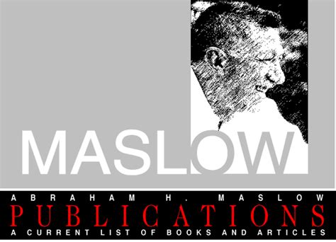 Abraham Maslow Books and Publications | Human values, Psychology, Books