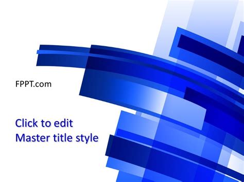 Free Background Blue PowerPoint Template - Free PowerPoint Templates