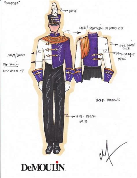 Marching Band Uniform Design Template