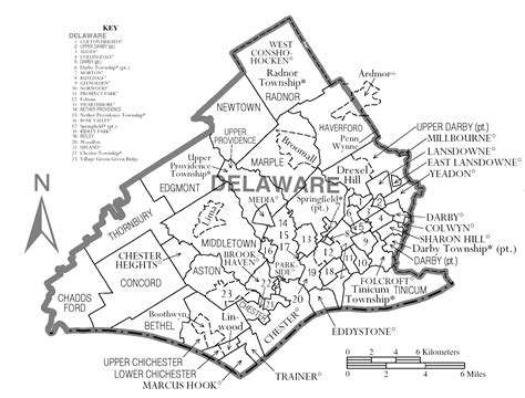 Map Of Delaware County Pa - Map Of Staten