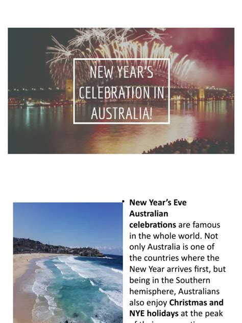 New Year in Australia | PDF | Seasonal Traditions | Traditions