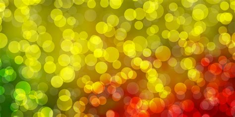 Light Red, Yellow vector background with bubbles. 27609089 Vector Art ...