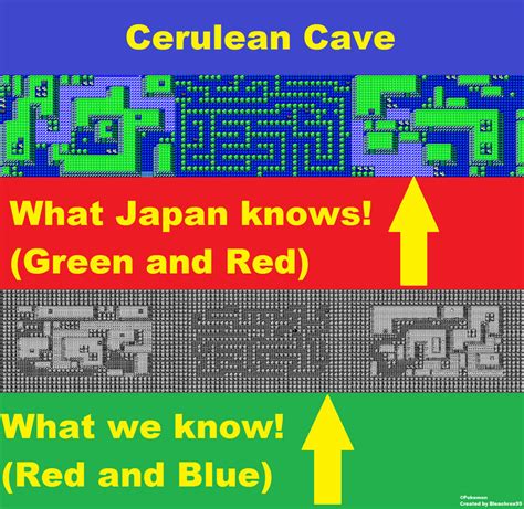 Cerulean Cave Generation I Map Differances! by Bleachrox95 on DeviantArt