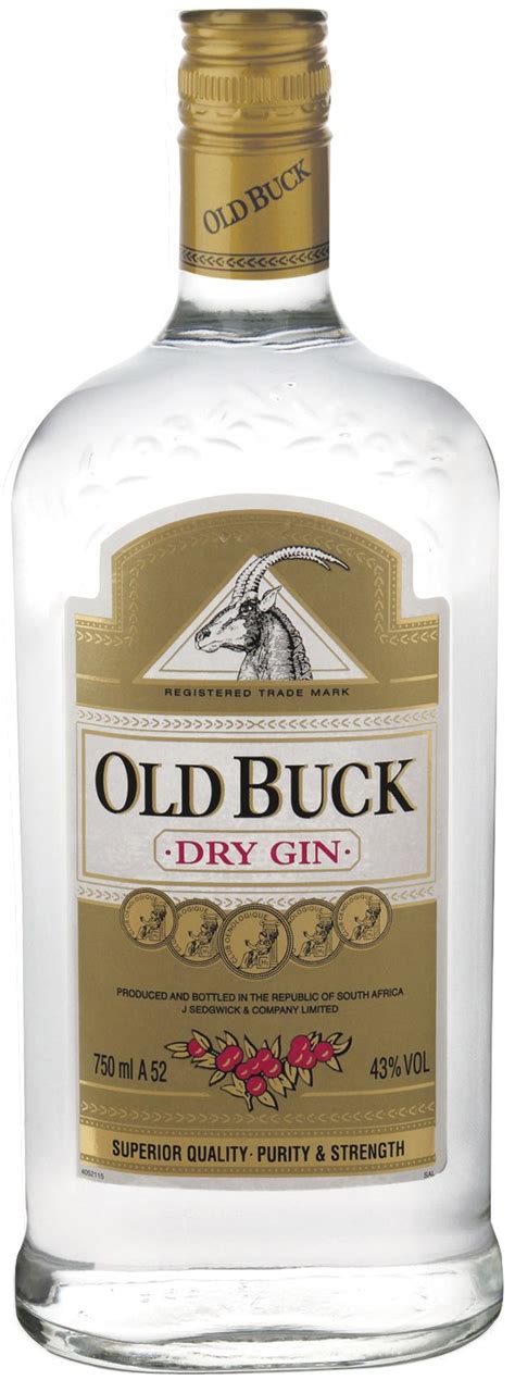 Old Buck | Gin, Dry gin, Vodka bottle