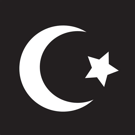 Printable Star And Crescent Islam Symbol - Free Printable Templates