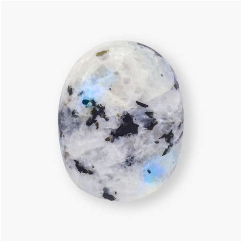 Rainbow Moonstone Palm Stone | Moonstone Healing Crystal