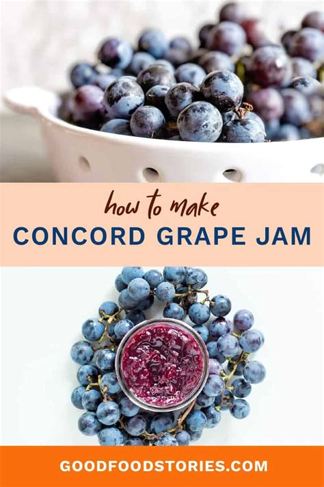 Concord grape jam is a classic recipe that's easy to make with fresh ...