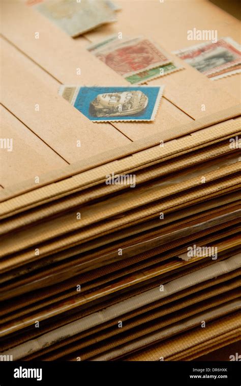 Stamps album collection hi-res stock photography and images - Alamy