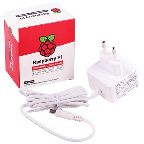 Official Power Supply Raspberry 5V 3A PI4 USB-C - Boutique Semageek