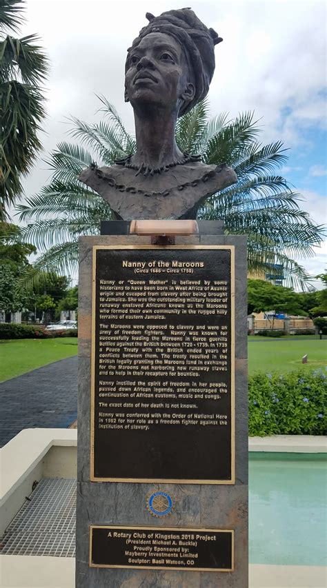 Nanny of the Maroons... - Emancipation Park Jamaica