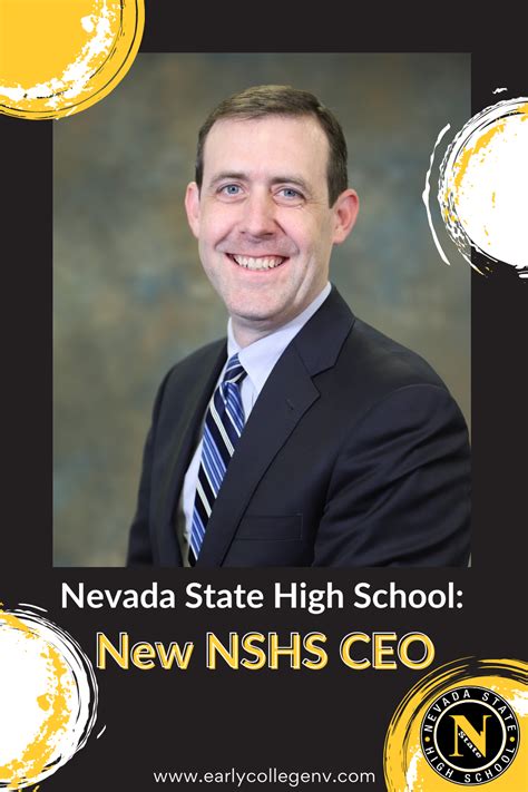 Nevada State High School: New NSHS CEO - Nevada State High School | Nevada state, High school ...