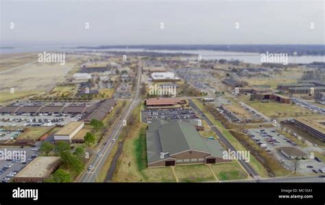 Aerial Photo of Langley Air Force Base Stock Photo - Alamy