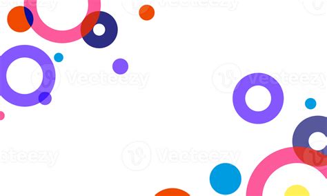 colorful background wit circle frame 29752336 PNG