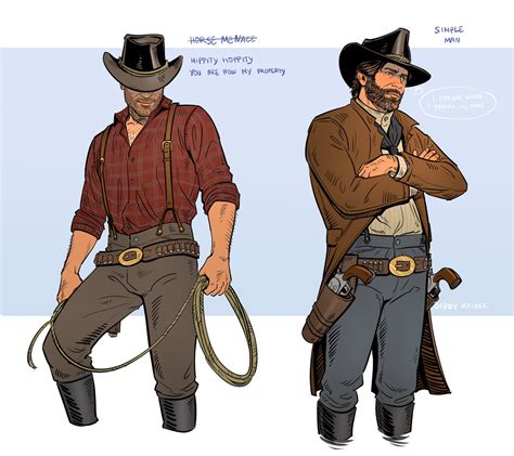 Arthur Morgan Outfits #2 by MisterEl on Newgrounds