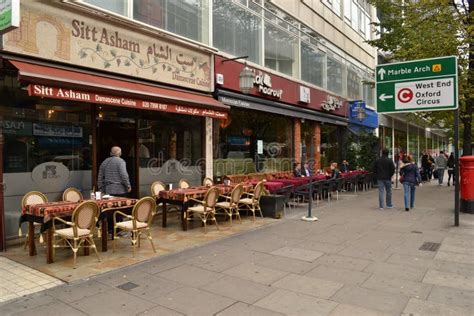 Middle Eastern Restaurants Edgware Road London Editorial Photo - Image of edgware, england: 45526406