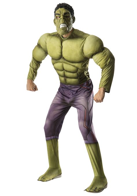 Deluxe Hulk Avengers 2 Costume for Men