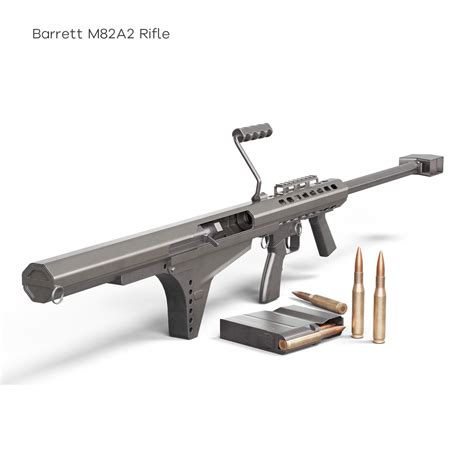 M82A2 Barrett 50 Cal Sniper Rifle 3D Warehouse, 42% OFF