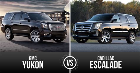 Cadillac Escalade VS GMC Yukon - Battle for Best Big Luxury Vehicle