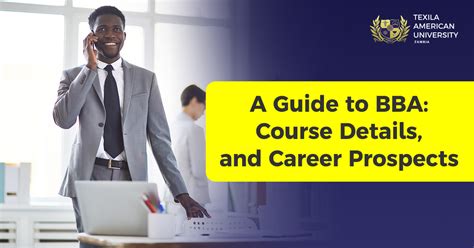 A Guide To Study BBA: Course Details, And Career Prospects