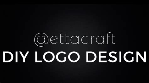 DIY Logo Design | Diy branding, Logo diy, Logo design diy
