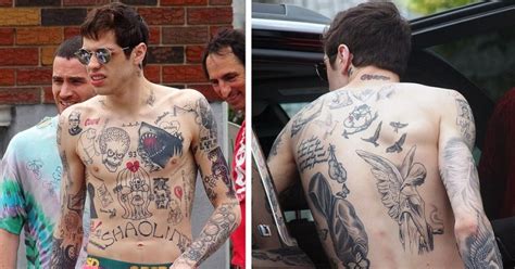 This 27 year Old Actor and Comedian Star Pete Davidson Is Getting All Of His Tattoos Removed ...