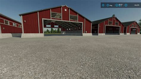 Placeable Large Sheds v1.0 FS22 Mod | Farming Simulator 22 Mod