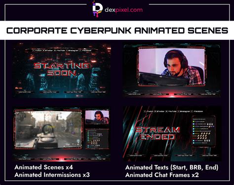 CyberPunk Animated Stream Scenes by DexPixel on DeviantArt