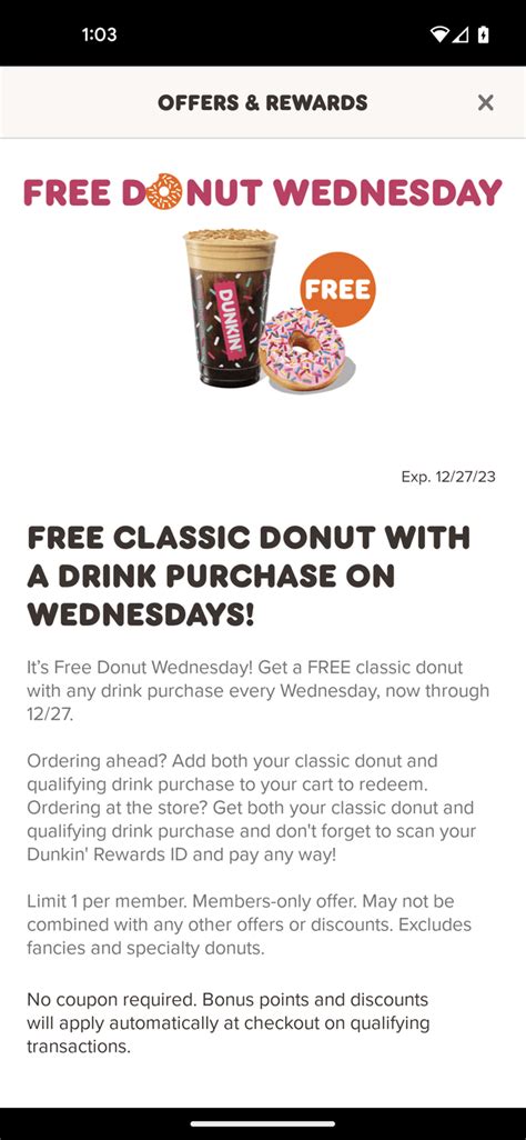 Dunkin Donuts Free Donuts 2024 - Cassie Joelly