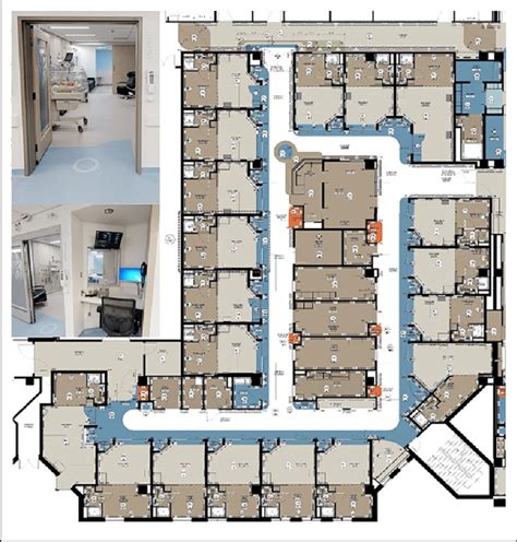 IWK Health neonatal intensive care unit (NICU) floor plan with typical ...